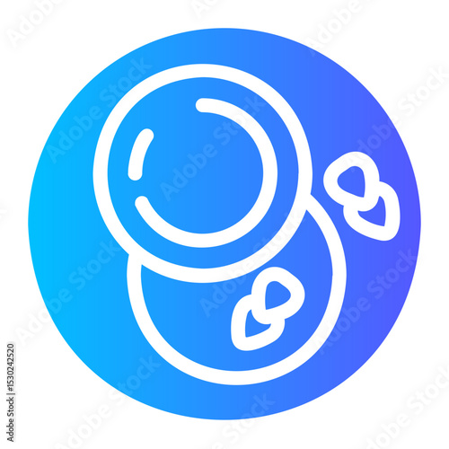 pancake gradient icon