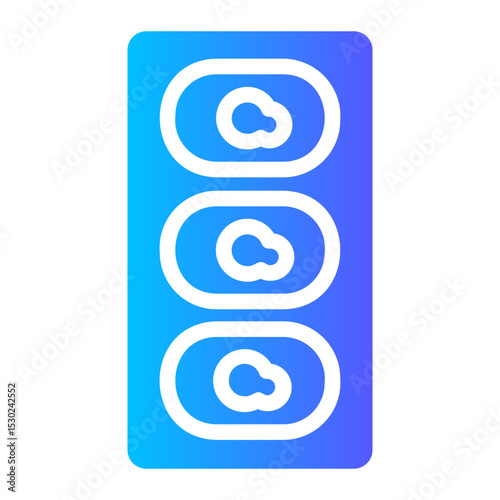 bomboloni gradient icon
