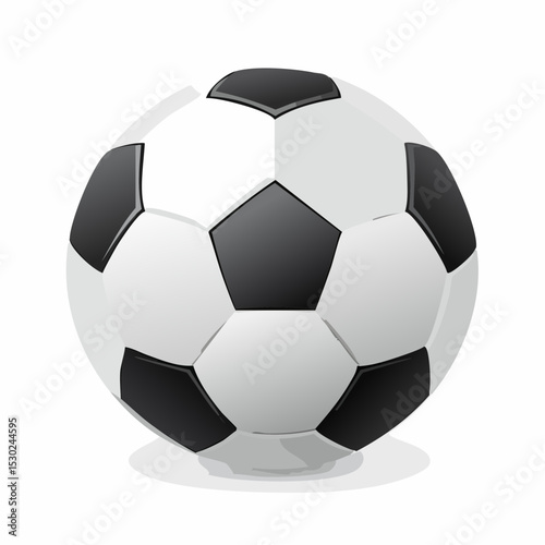 クラシックなサッカーボールのベクター素材