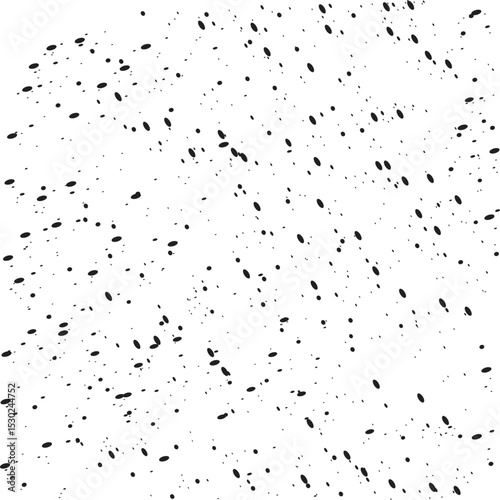 Seamless pattern with small dots or dashes. inimal irregular tossed tiny dots pattern. Memphis style background with small dashes. Regular rain motif. Black doodle ornament. Vector illustration