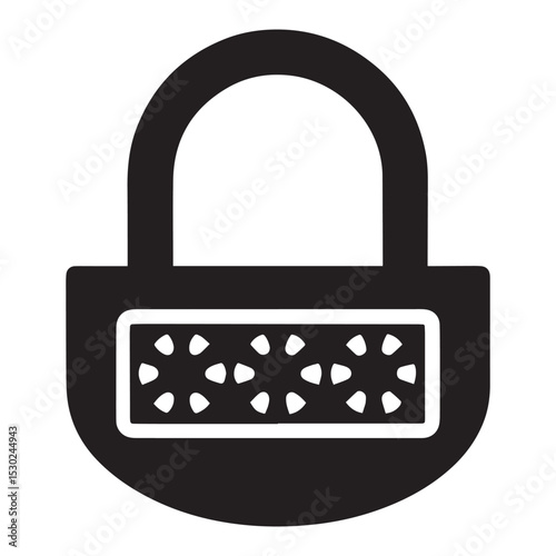 password icon set silhouette vector illustration
