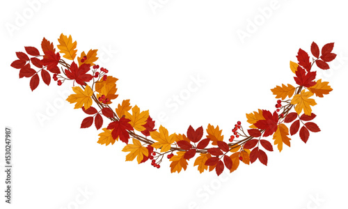 autumn leaves border