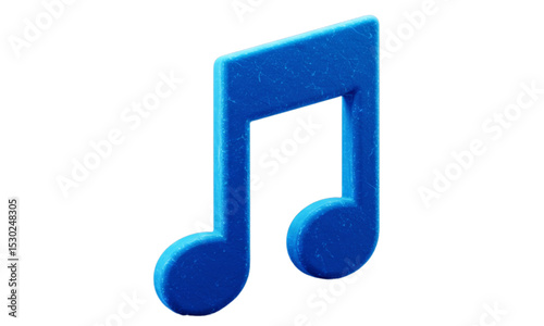 blue music note