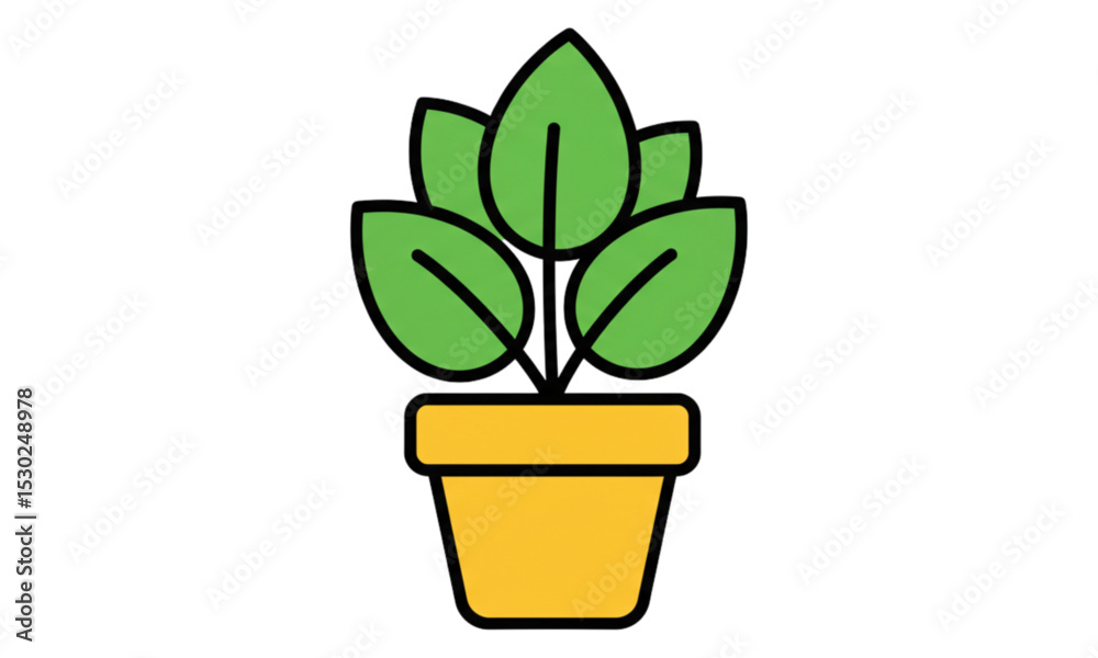 Obraz premium plant in pot