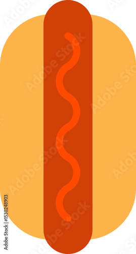 Fast Food Flat Illustration Element