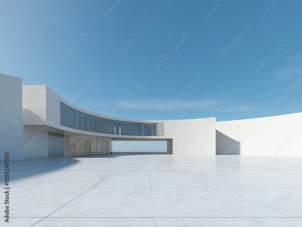 Obraz premium Modern Minimalist Architecture Design