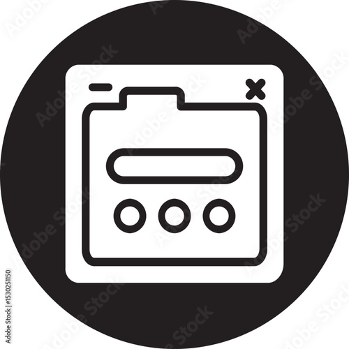 browser glyph icon