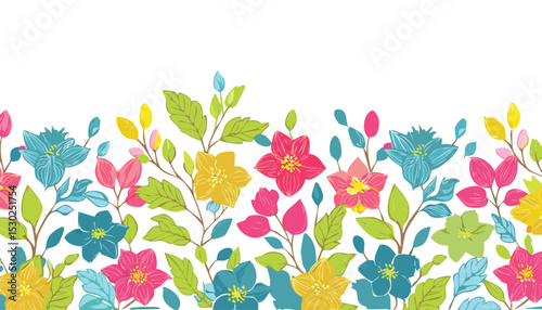 Sakura blossom pattern. Cherry flower seamless vector background. Floral japanese or chinese black line art. Spring vintage tree branch. springtime, illustration, cherry blossom, flower, pattern, 