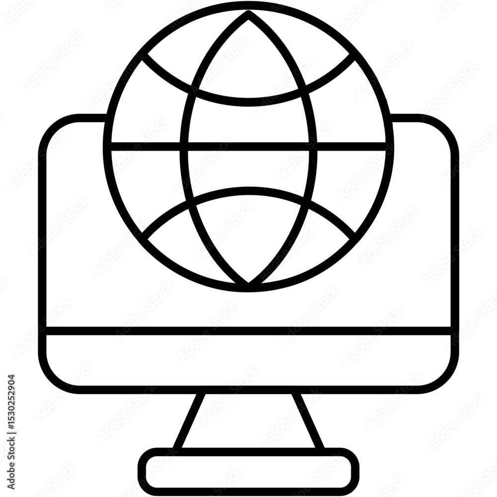 Naklejka premium Site Development Icon