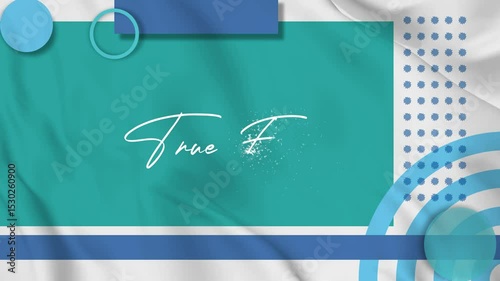  True Friend text animation .templates for poster, cover, banner, social media