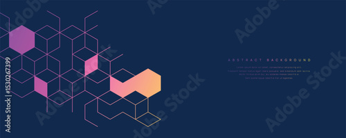 Graphic design element and abstract geometric background.	
