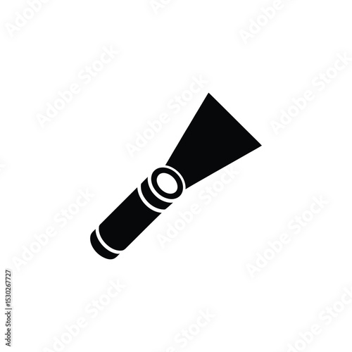 Black and White Depicting a Small Rubber Spatula with Cylindrical Handle