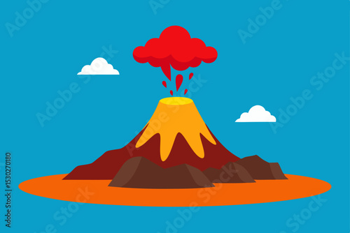Volcanic Eruption A Fiery Display of Nature's Power