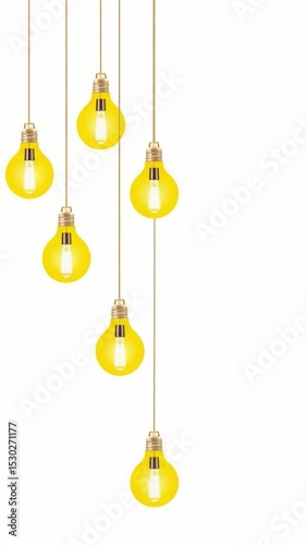 Elegant hanging light fixtures with modern design illuminating a stylish interior space