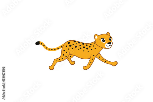 cheetah vinyl ready vector illustration