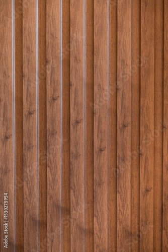 Wooden Slatted Wall Texture in Natural Light