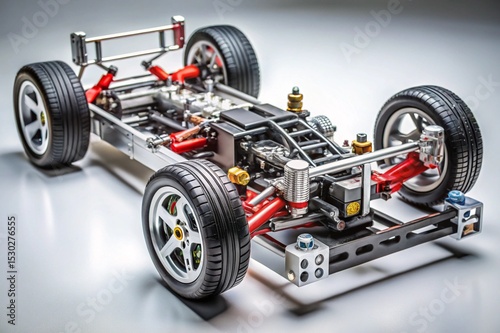 A model of a car with a remote control