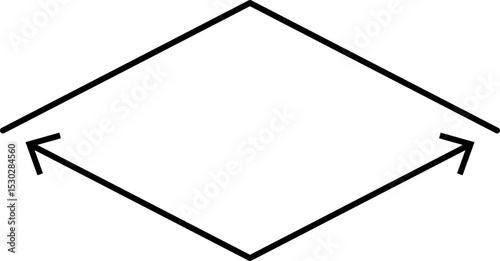 Real estate square feet icon with FT2 symbol. Flat area or space dimension in square feet. Clean linear vector design for property size.