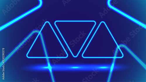 Colorful Neon Color Light Background Vector