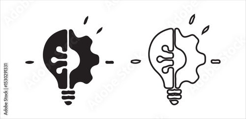 vector illustration of an idea