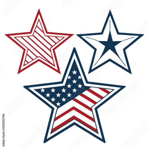 Bold and fun fourth of july patriotic graphic design