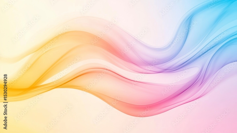 Obraz premium Abstract colorful wavy background.