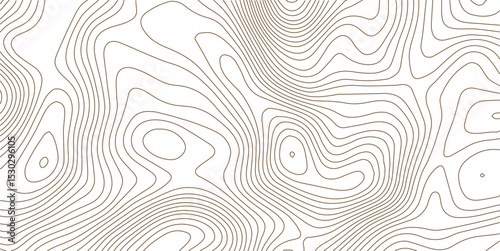 Topographic map. Geographic mountain relief. Contour maps. Abstract lines background. Vector illustration