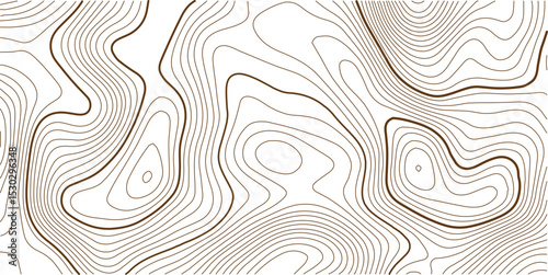 Topographic map. Geographic mountain relief. Contour maps. Abstract lines background. Vector illustration