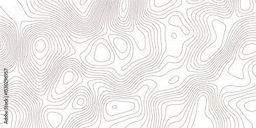 Topographic map. Geographic mountain relief. Contour maps. Abstract lines background. Vector illustration