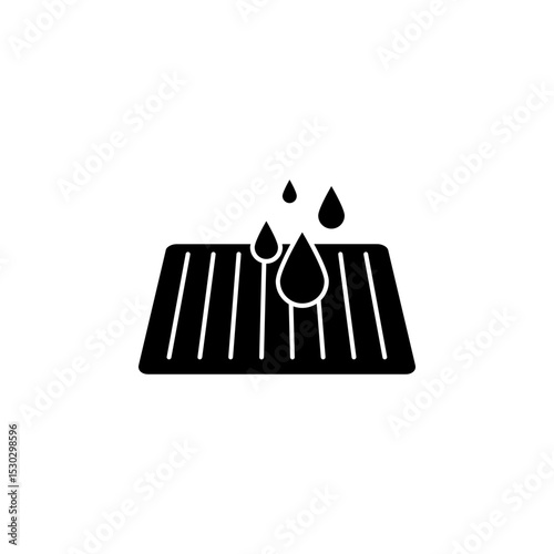 Drain icon. drainage vector illustration on white background