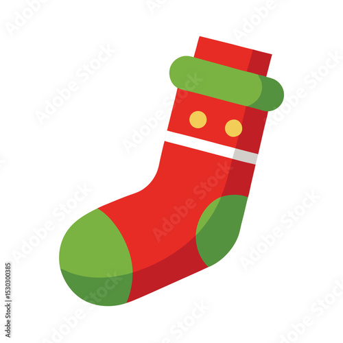 Christmas stockings design background illustration