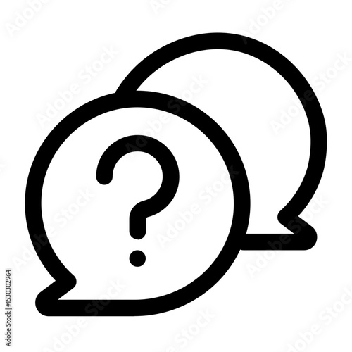 Question Mark Speech Bubbles
