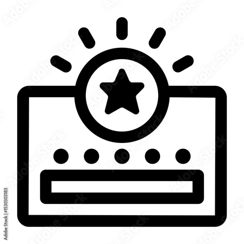 Customer Feedback Rating Form Icon