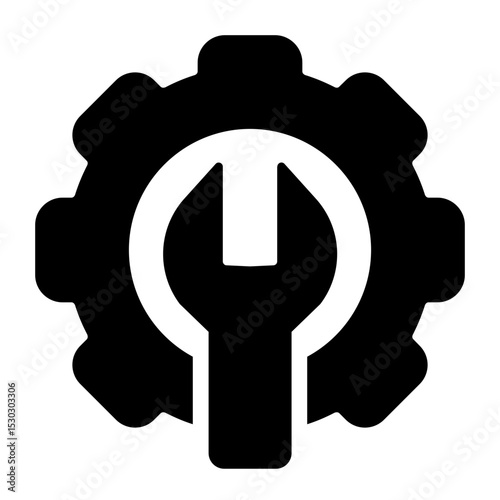 Gear Wrench Customer Service Icon