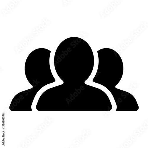 Three Figures Group Icon