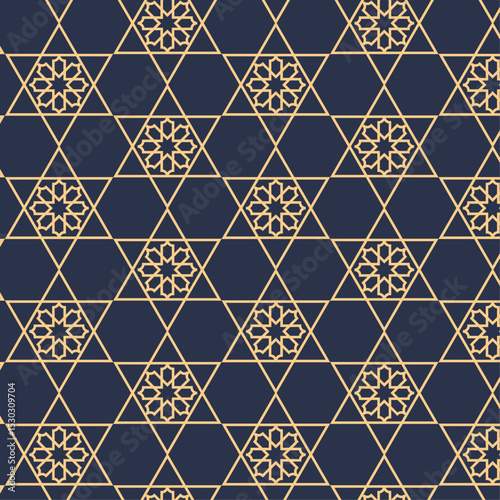 Classic Arabic Geometric Pattern Background