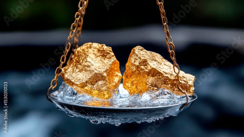 There's gold in the water on the scale