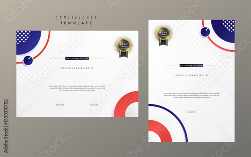 Creative Colorful Certificate Format Template