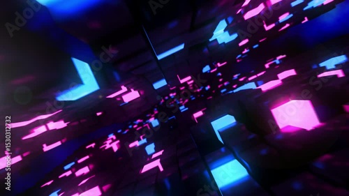 futuristic dark animation background