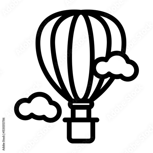balloon Line Icon