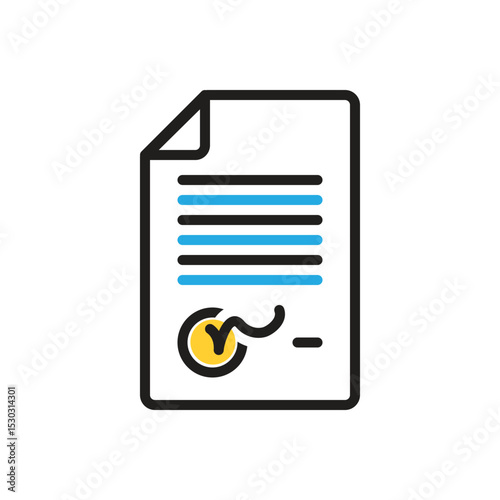 Multi color icon for authority