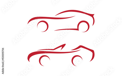 Auto car  icon design Logo vector illustration design template v.18
