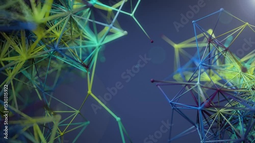 abstract plexus animation background