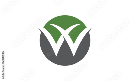 W Letter Business Concept design icon LogoTemplate v.3