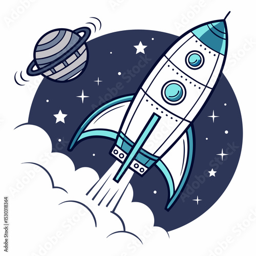 Tech innovation rocket