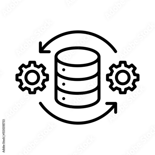 data processing icon