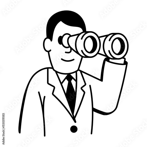 icon showing business vision 