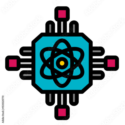 Quantum Computing Icon