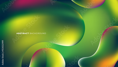 Colorful Vibrant Liquid Blurred Tone Background