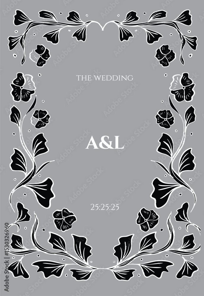 Wedding environmental rustic leaf classy element